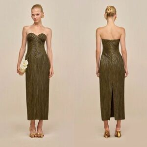 Cult Gaia Ashika Midi dress in Rosemary Size 00 NEW! New without tags!